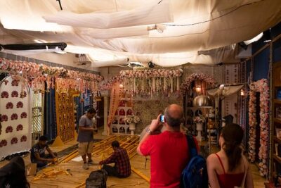 Bollywood Tour - The studio walk-through: sets, explanations, and catching live takes