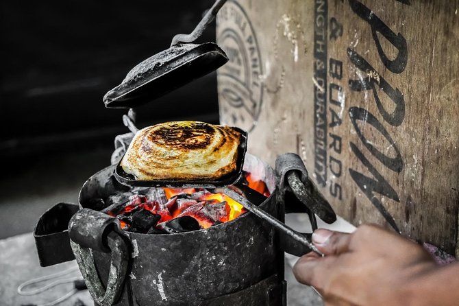 Bombay Express Mumbai Food Tour with 15+ Tastings - Zaveri Bazaar and Khau Galli: papad over charcoal, plus dosa comfort