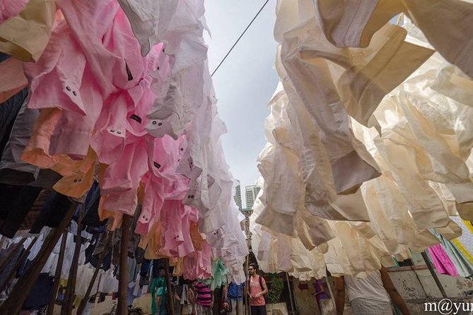 Dabbawala, Dhobi Ghat & Dharavi slum Tour with Local Train Ride - Stop 2 at Dhobi Ghat: Mahalaxmi’s Open-Air Laundry Operation