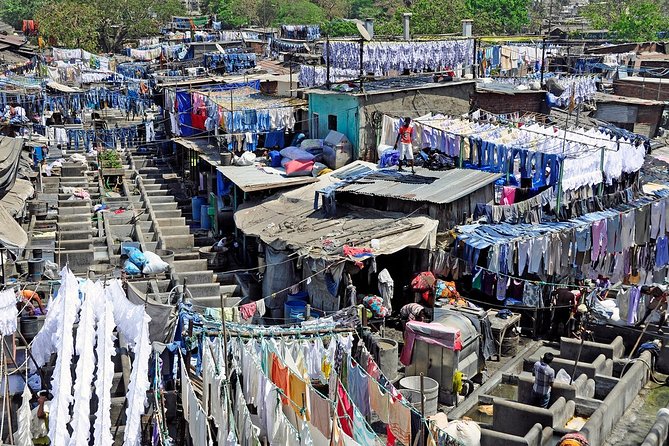 Dhobi Ghat (Open Air Laundry) with Dharavi Slum Guided Tour - Mahalaxmi Dhobi Ghat: 1890 laundry built for the open air