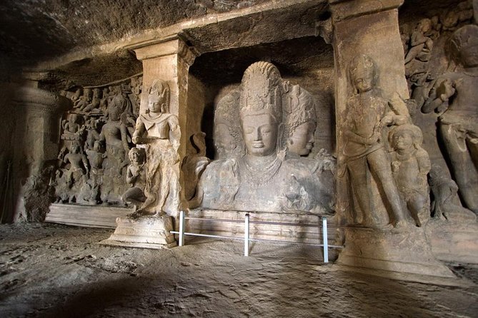 Elephanta Island Guided Tour - Elephanta Caves: where the guide earns their pay