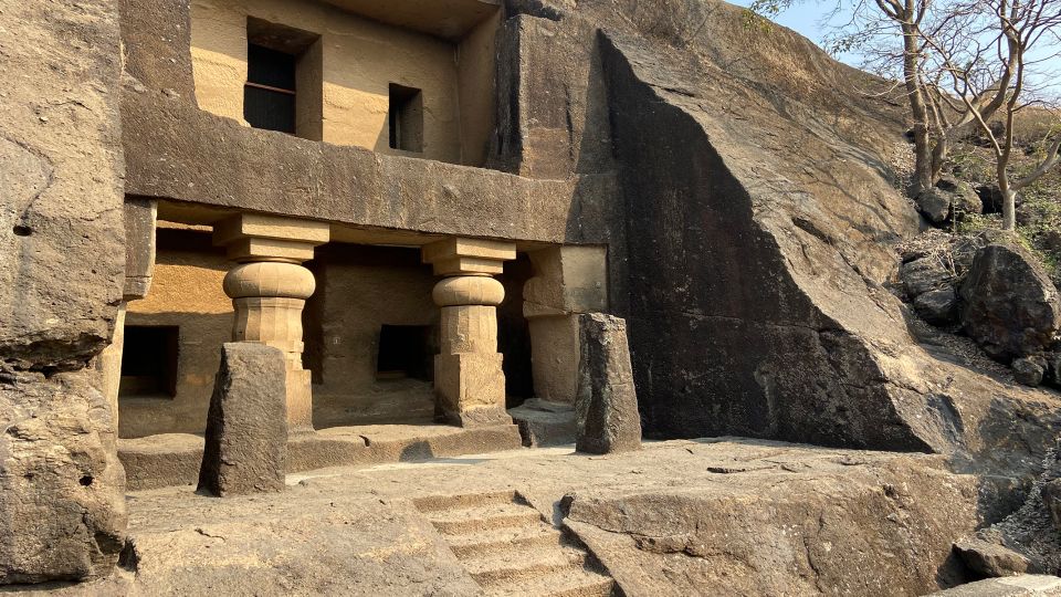 Mumbai: Kanheri Caves and The Golden Pagoda Temple - Kanheri Caves inside Sanjay Gandhi National Park