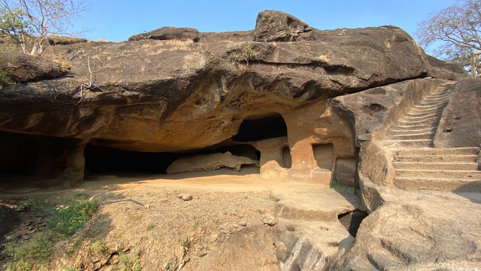 Mumbai: Kanheri Caves and The Golden Pagoda Temple - Kanheri cave time: what to look for on the walk